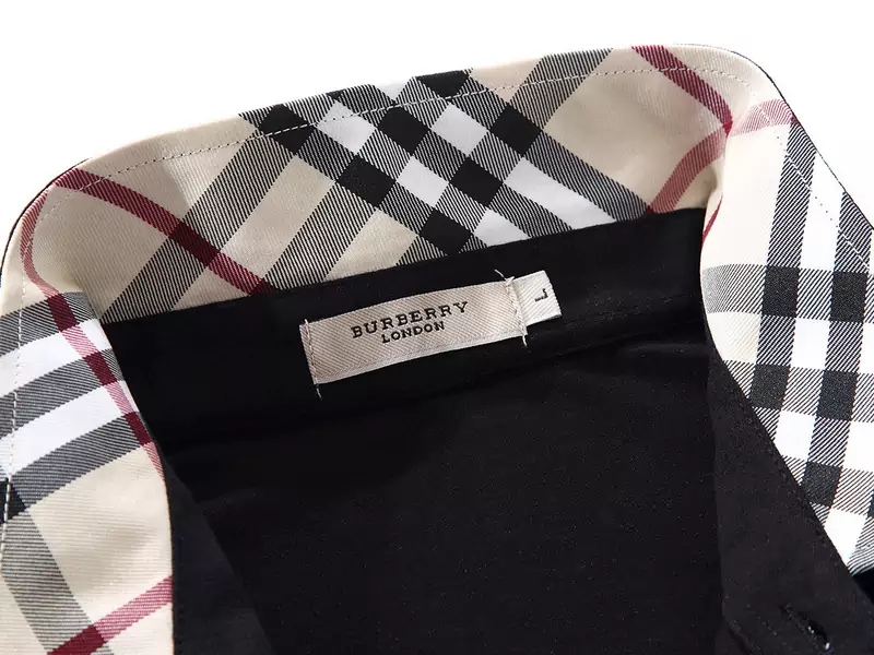 t-shirt burberry manches courtes col polo magasin france b6818 noir